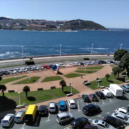 Apartamento Primera Linea. Vistas Al Mar A Coruña